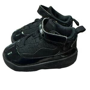 Air Jordan Black Unisex Sneakers Sz.7C in box